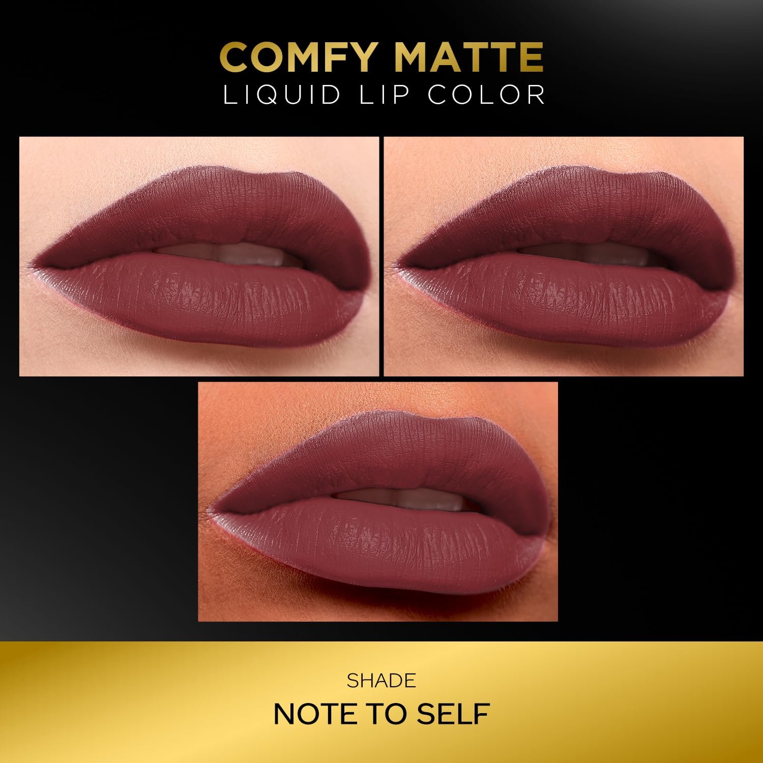 FACESCANADA FACES CANADA Comfy Matte Liquid Lipstick - Note To Self 07, 3 ml | Comfortable 10HR Longstay Intense Color Almond Oil & Vitamin E Infused Super Smooth No Dryness Alcohol 07 thumbnail