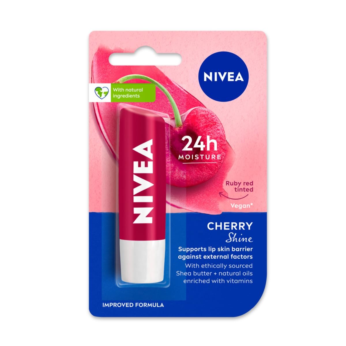 NIVEA Cherry Shine 4.8g Lip Balm thumbnail