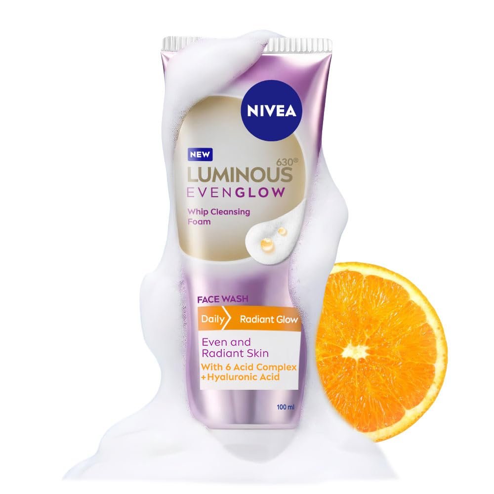 NIVEA Luminous Vitamin C - Whip Foaming Face Wash 100ml