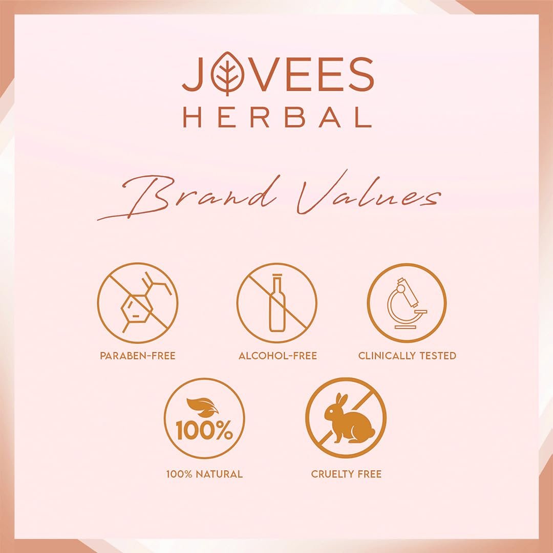 Jovees Herbal Bridal Brightening Face Masque Pack | Ultra Radiance | With Orange Peel And Turmeric Extract | For All Skin Types | 100GM thumbnail
