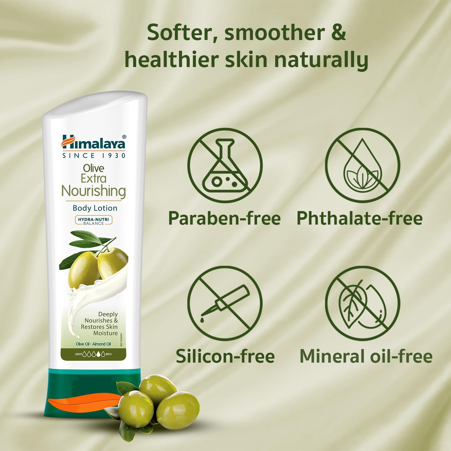 Himalaya Olive Extra Nourishing Body Lotion – 400ml | Deep Moisturization for Soft, Smooth & Nourished Skin thumbnail