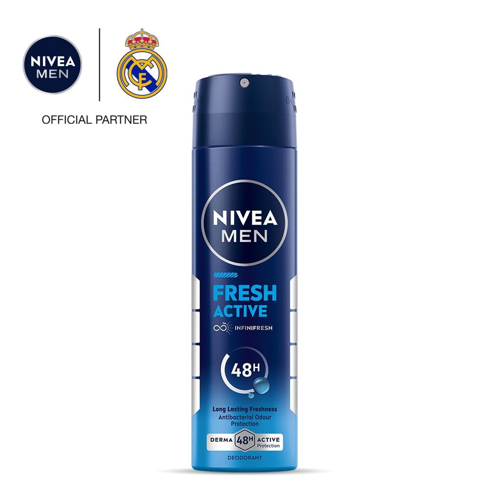 NIVEA Men Fresh Active Deodorant Spray 150ml thumbnail
