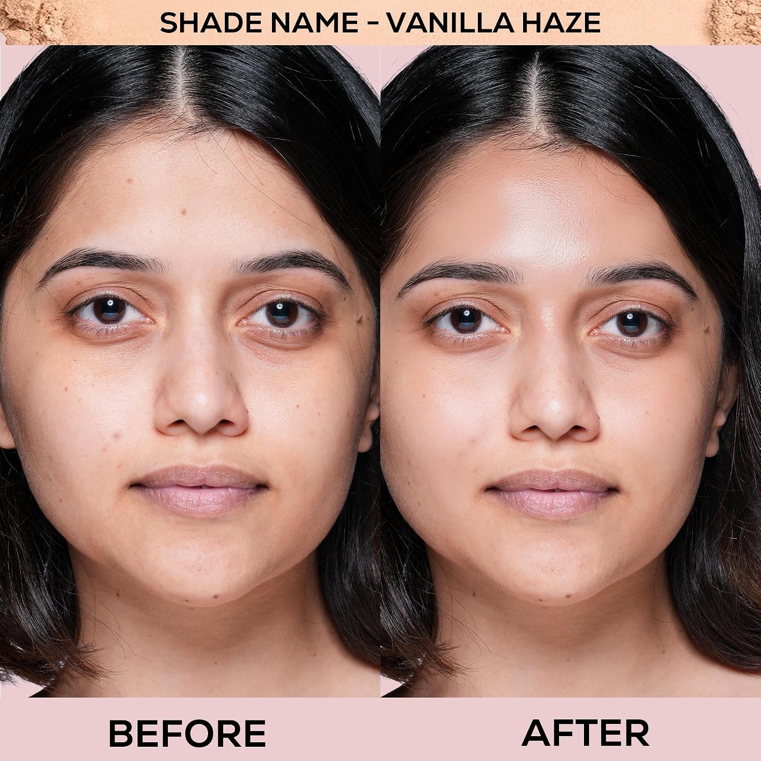 RENEE Bollywood Filter Blurring Compact - Vanilla Haze | Pore Minimising, Matte Finish, Full Coverage, Rich Pay-off | Blurs Pores & Blemishes | 9g thumbnail