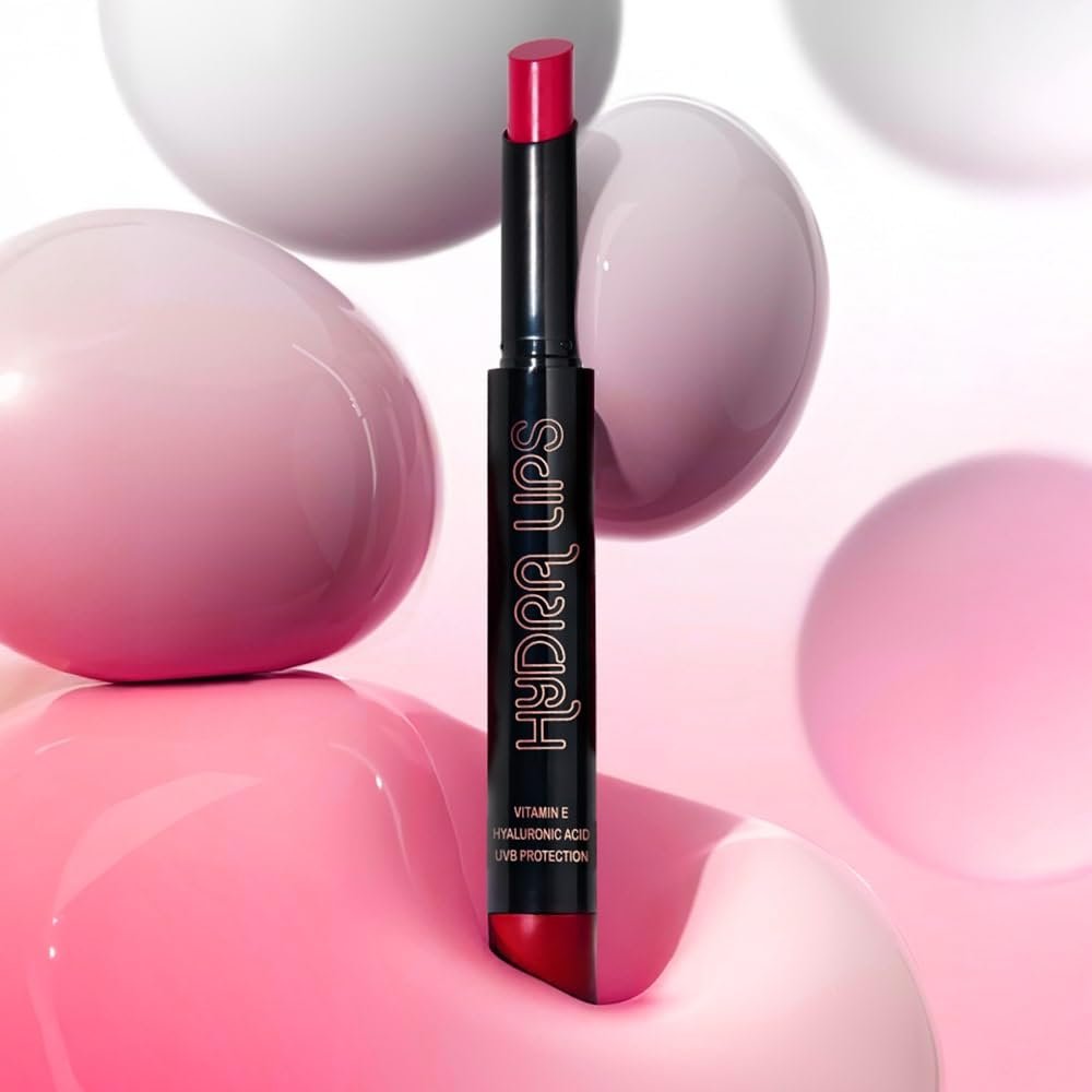 Daily Life Forever52 Hydra Lipstick, Semi-Matte Finish| Enriched with Hyaluronic Acid, Vitamin E & UVB Filter| 97% Lip Darkness Reduction | Vegan & Cruelty Free (BUBBLEGUM-06, 2g) thumbnail