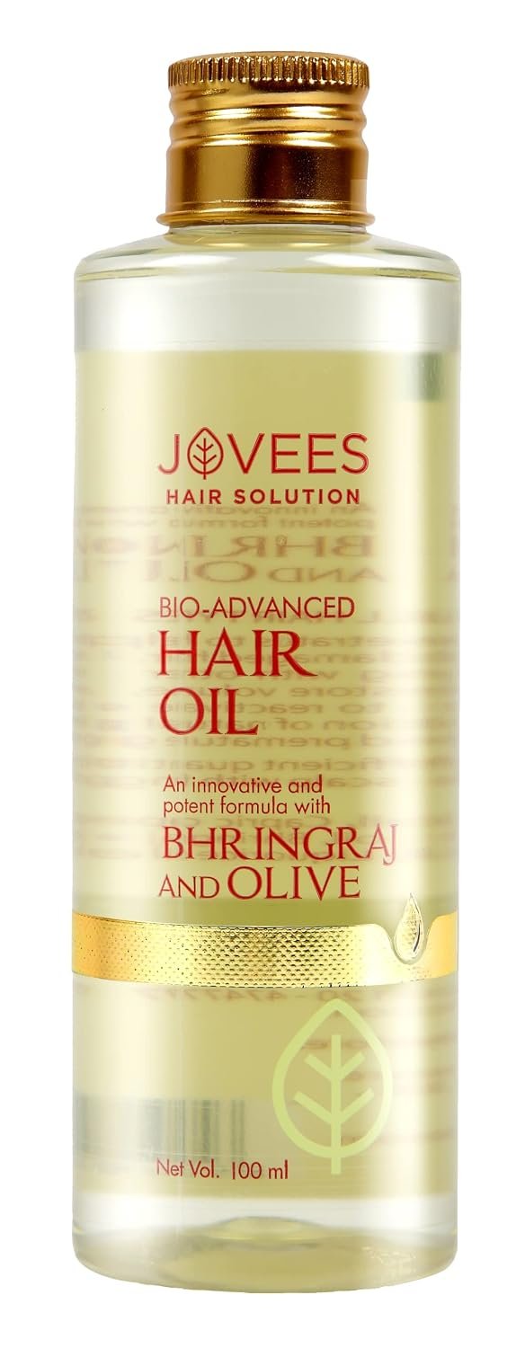 Jovees Herbal Bhringraj & Olive Intensive Restructuring Hair Oil 100 ml thumbnail