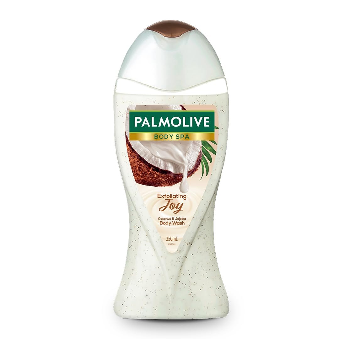 Palmolive Coconut Joy Body Wash, 250ml Crème Based Exfoliating Body Scrub based Bodywash Bottle, Apricot Seed ,Crushed Coconut & Jojoba Butter Extracts For Smooth Skin, PH Balanced Bodywash thumbnail