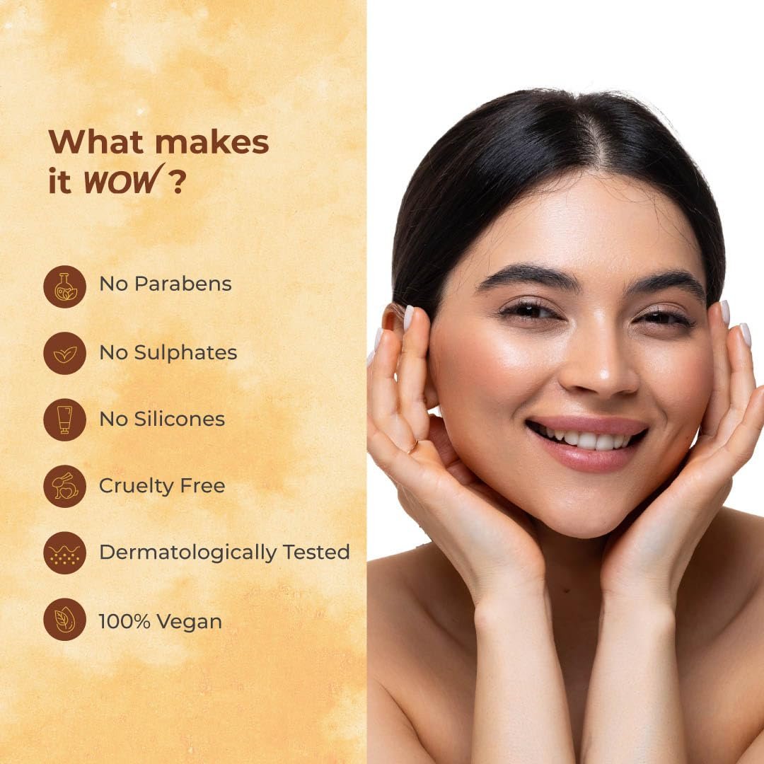 WOW Skin Science Purifying Multani Mitti Face Wash for All Skin Types | Controls Excess Oil | Brightens & Purifies Skin | Face Wash for Women & Men | Paraben Free | 100 ml thumbnail