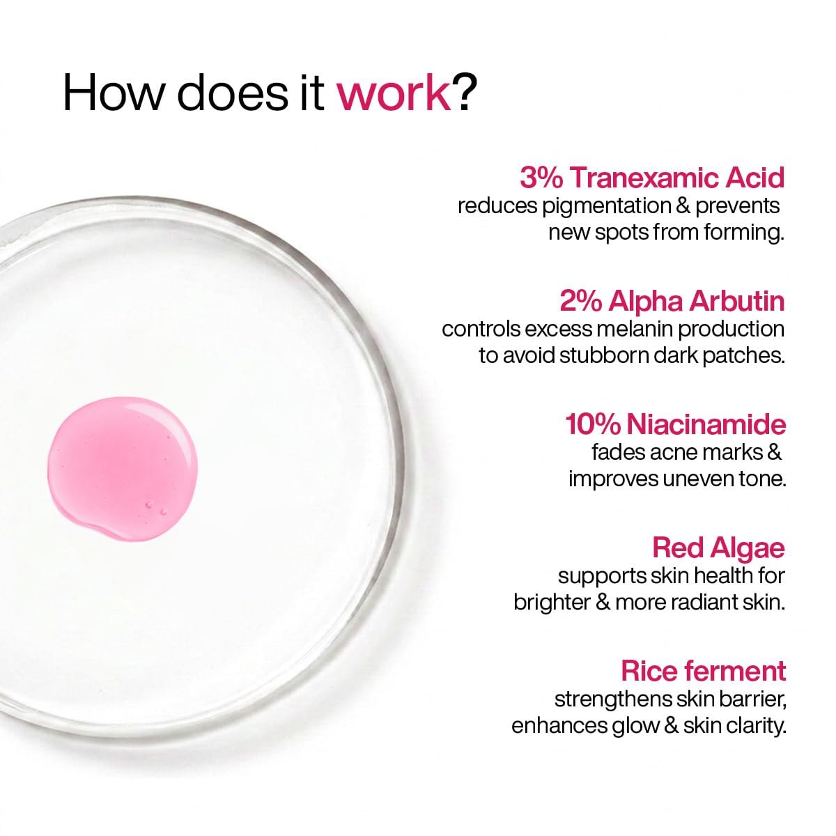 WishCare Advanced Dark Spot Correcting Serum - Niacinamide TXA Shot | 10% Niacinamide Face Serum For Pigmentation and Dark Spot | With 2% Alpha Arbutin & TXA for Glowing Skin | 10ml thumbnail
