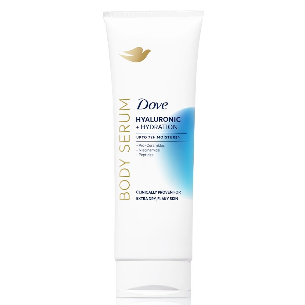 Dove Hyaluronic + Hydration Body Serum | Clinically Proven Hydrating Body Lotion for Extra Dry, Flaky Skin | 72H Moisture | With Hyaluronic Acid, Pro-Ceramides & Niacinamide | 240ml thumbnail