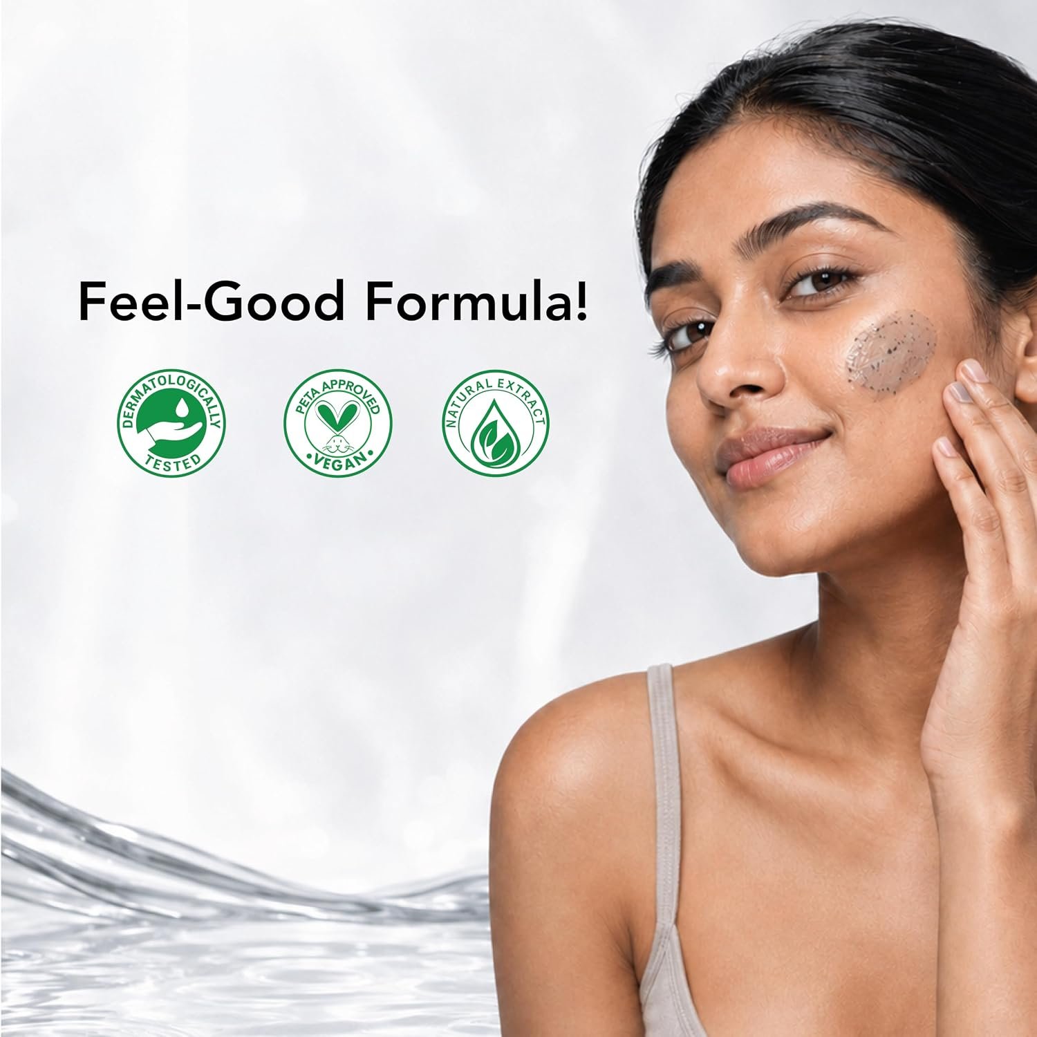 DR.RASHEL Beauty Elixirs Activated Charcoal Scrub for Face & Body Deep Exfoliating Cleanser for Dead Skin, Tan and Blackhead Removal All Skin Types 380 ml thumbnail