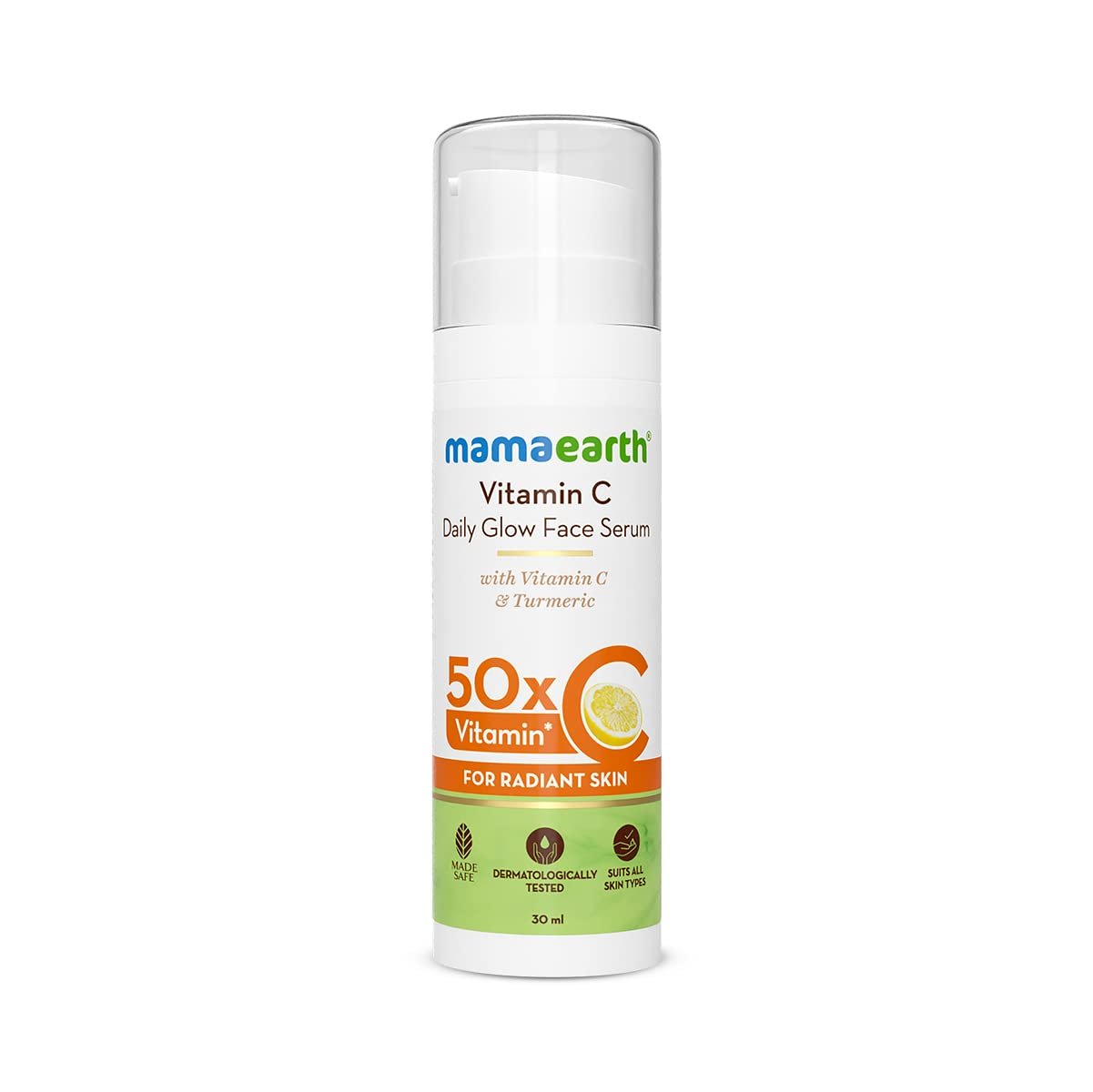 Mamaearth Vitamin C Daily Glow Face Serum for Men & Women 30ml