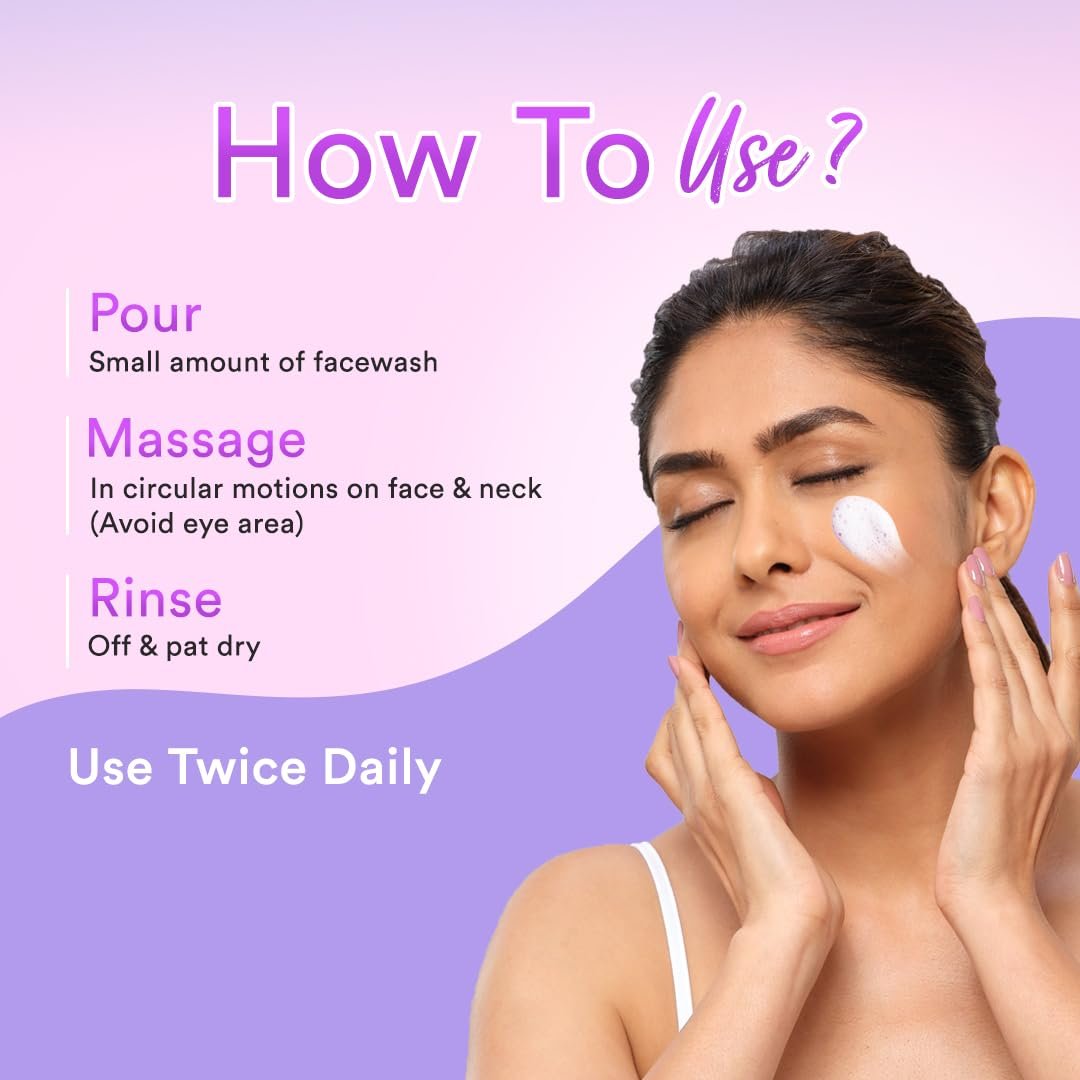 Lacto Calamine Face Wash For Oily Skin |100ml Kaolin Clay, Niacinamide & Vitamin E | Facewash Reduces Excess Oil, Controls Pimples, Blackheads & Whiteheads |Face wash For Women & Men thumbnail