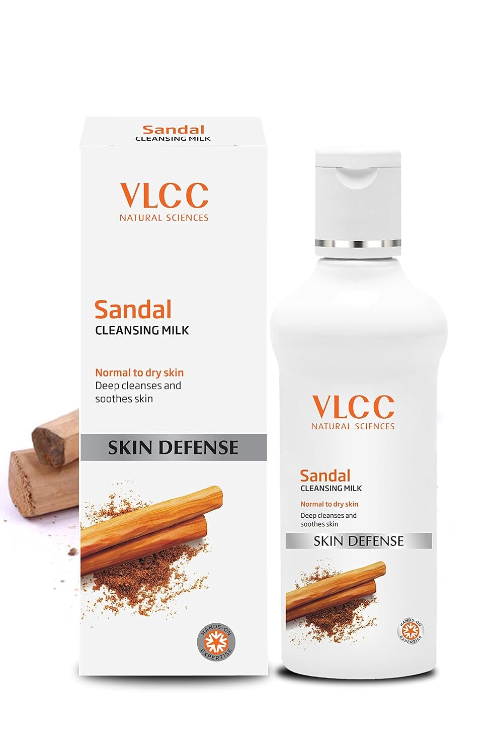 VLCC Sandal Cleansing Milk - 100ml - Deep Cleanses & Soothes Skin. With Sandal, Ashwagandha, Fenugreek & Indian Berberry Extracts, Almond and Olive Oils. thumbnail