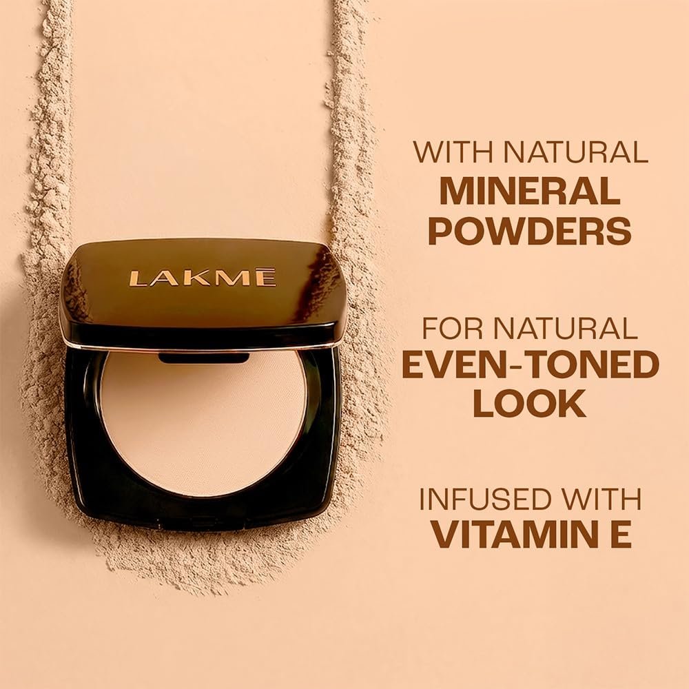 Lakme Forever Matte Compact, Smooth Finish, Lightweight Compact Powder  9g thumbnail