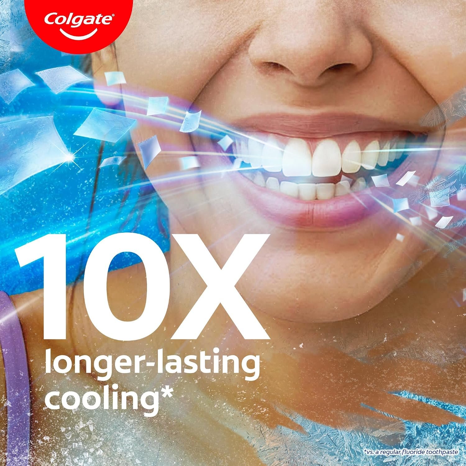 Colgate MaxFresh Breath Freshner Oral Care Toothpaste, 300g Saver Pack (150g x 2), Peppermint Ice, Blue Gel Paste with Menthol & Cooling crystals for bad breath control thumbnail