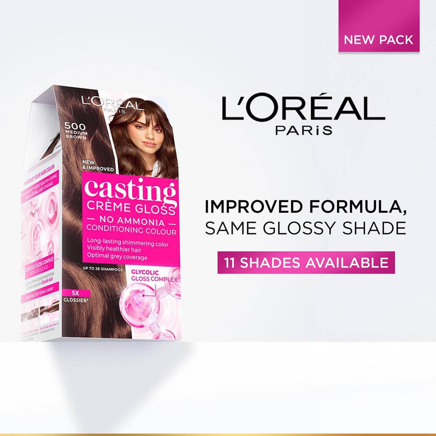 L'Oréal Paris Casting Crème Gloss Hair Color 60g + 40ml + 60g thumbnail