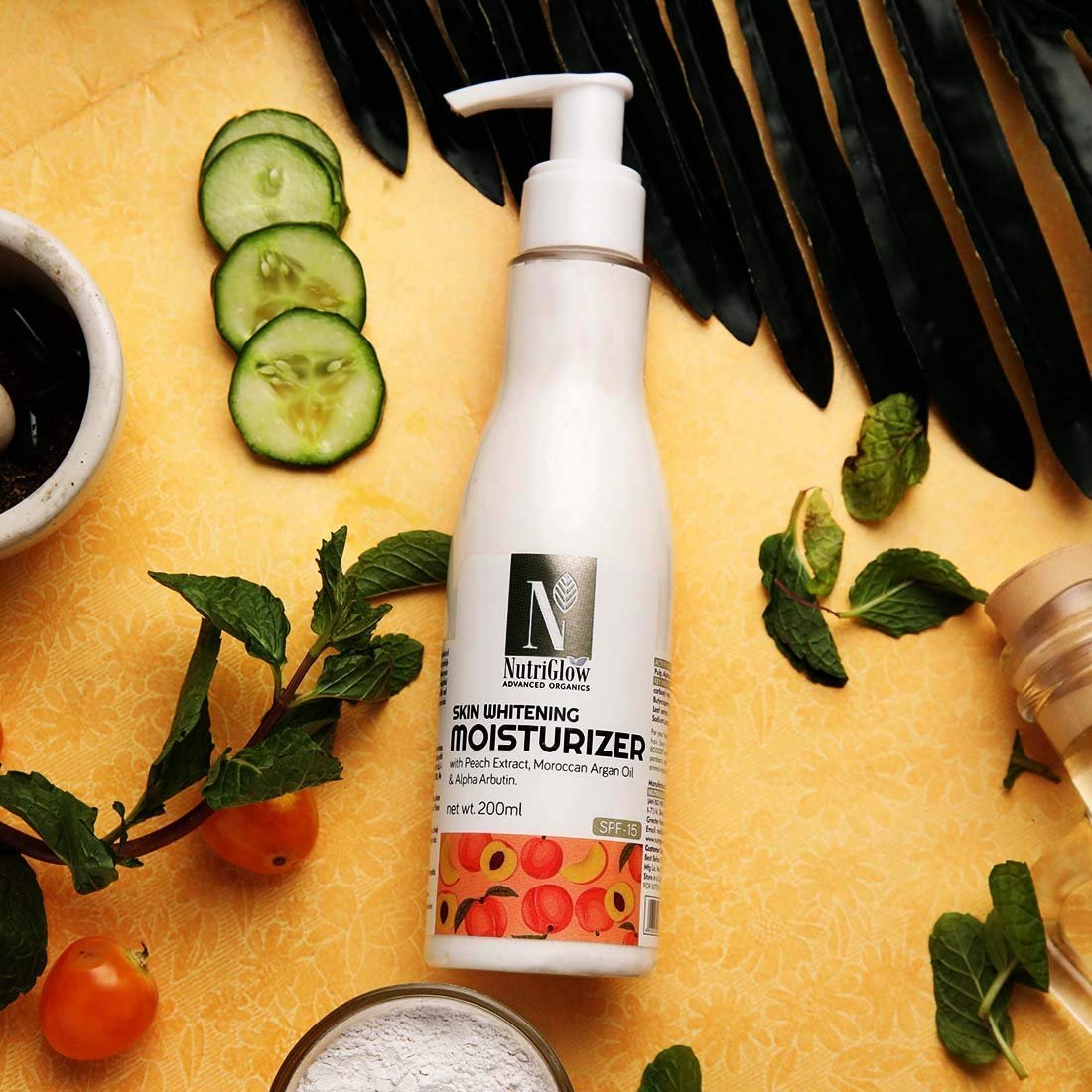 NutriGlow Advanced Organics Skin Lightening Moisturizer 200ml thumbnail