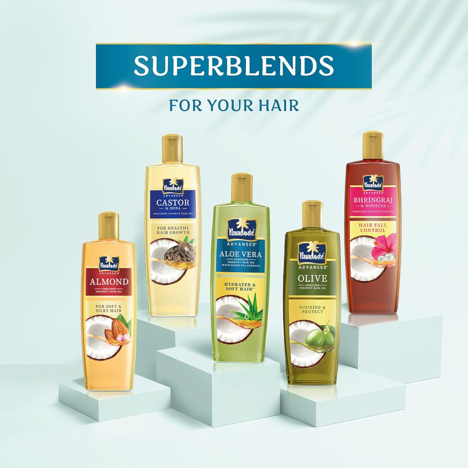 Parachute Advansed Aloe Vera Enriched Coconut Hair Oil for Hydrated & Soft Hair | Intense Nourishment for Locking in Moisture - 300 ML thumbnail