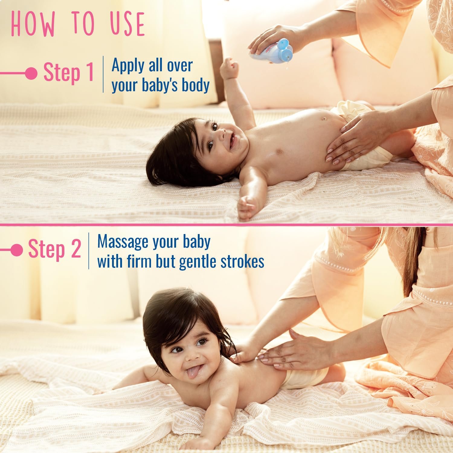Parachute Advansed Baby Massage Oil for New Born| 100% Virgin Coconut Oil | Clinically Proven for Better Growth| Vitamin E & F| 200 Ml thumbnail