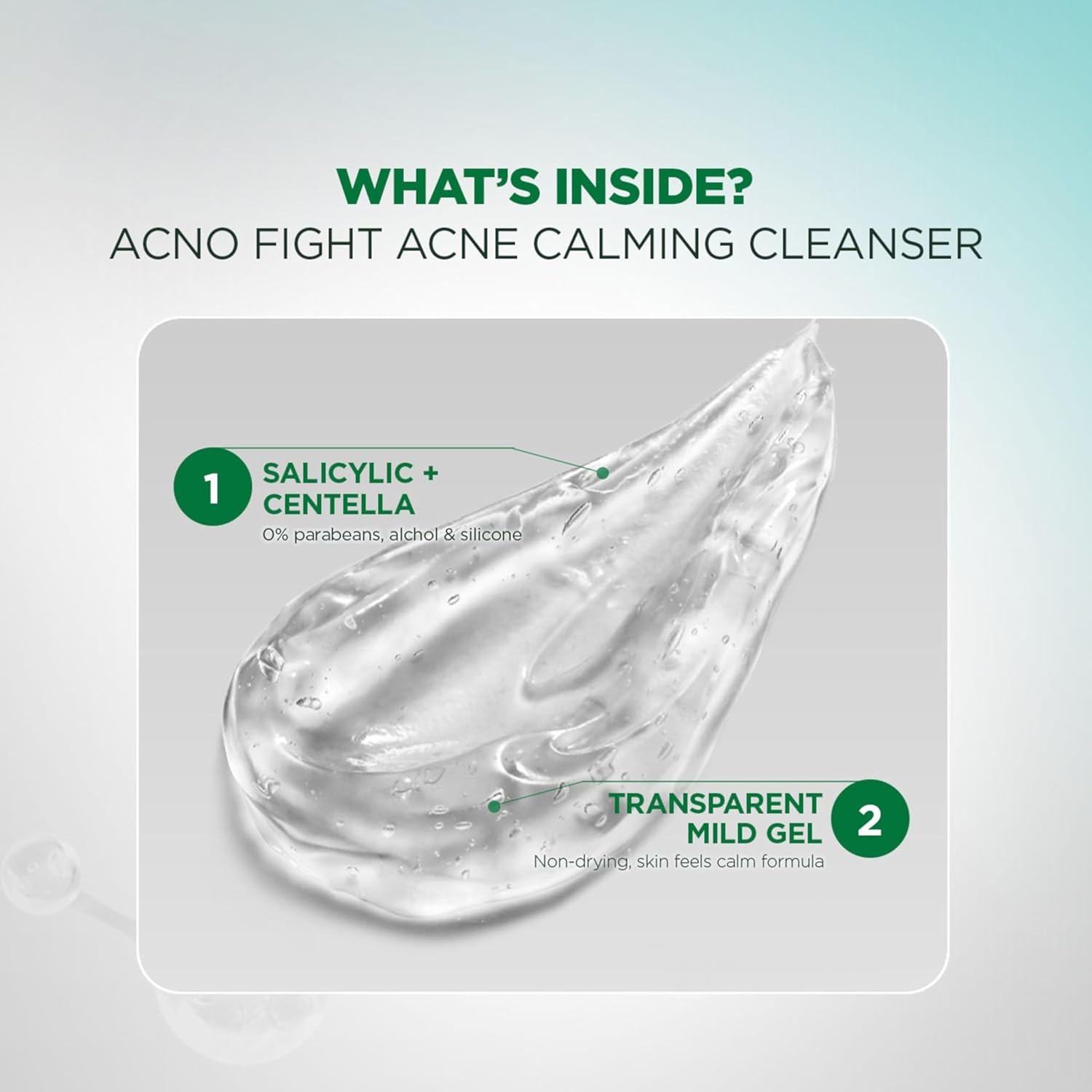Garnier Men Acno Fight Gentle Cleanser Facewash | For Acne-Prone, Sensitive Male Skin | 100g thumbnail