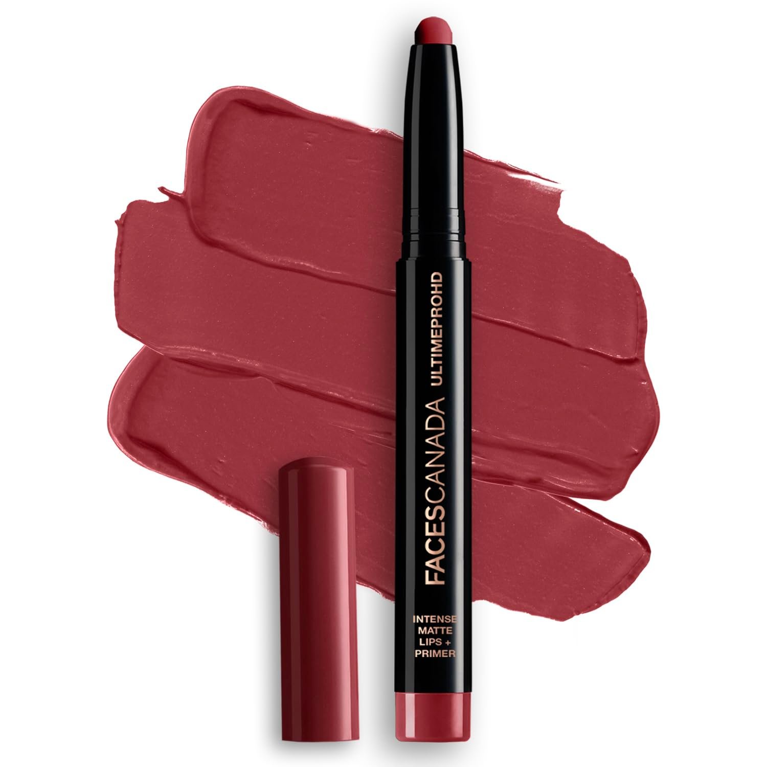 FACESCANADA Ultime Pro Hd Intense Matte Lips + Primer - Blossom N01, 1.4G | 9Hr Long Stay | Primer Infused For Flawless Hd Matte Finish | Intense Color Lightweight Silky Smooth Cream thumbnail