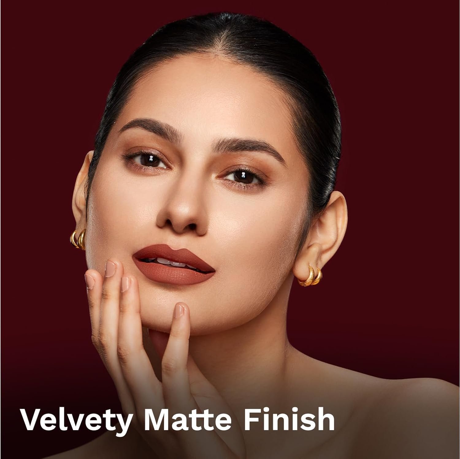 Pilgrim Matte Bullet Lipstick Intense Colour Transferproof & Smudgeproof Nude Kiss -31 thumbnail