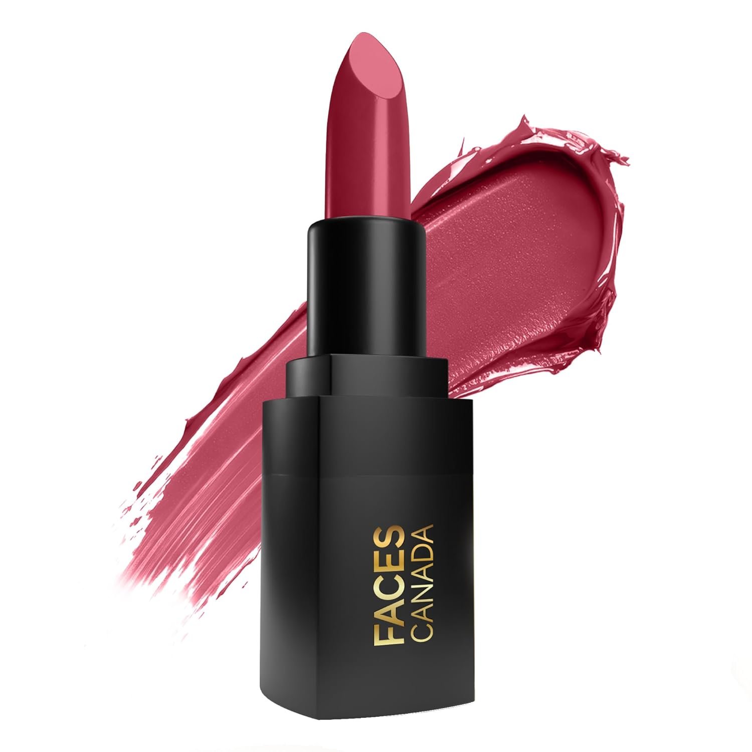 FACES CANADA Comfy Matte Wow Bullet Lipstick - Berry Soufflé (Pink) 4.2g | Smooth Matte Finish | Highly Pigmented | Long Lasting | Super Hydrating | Glides Effortlessly thumbnail