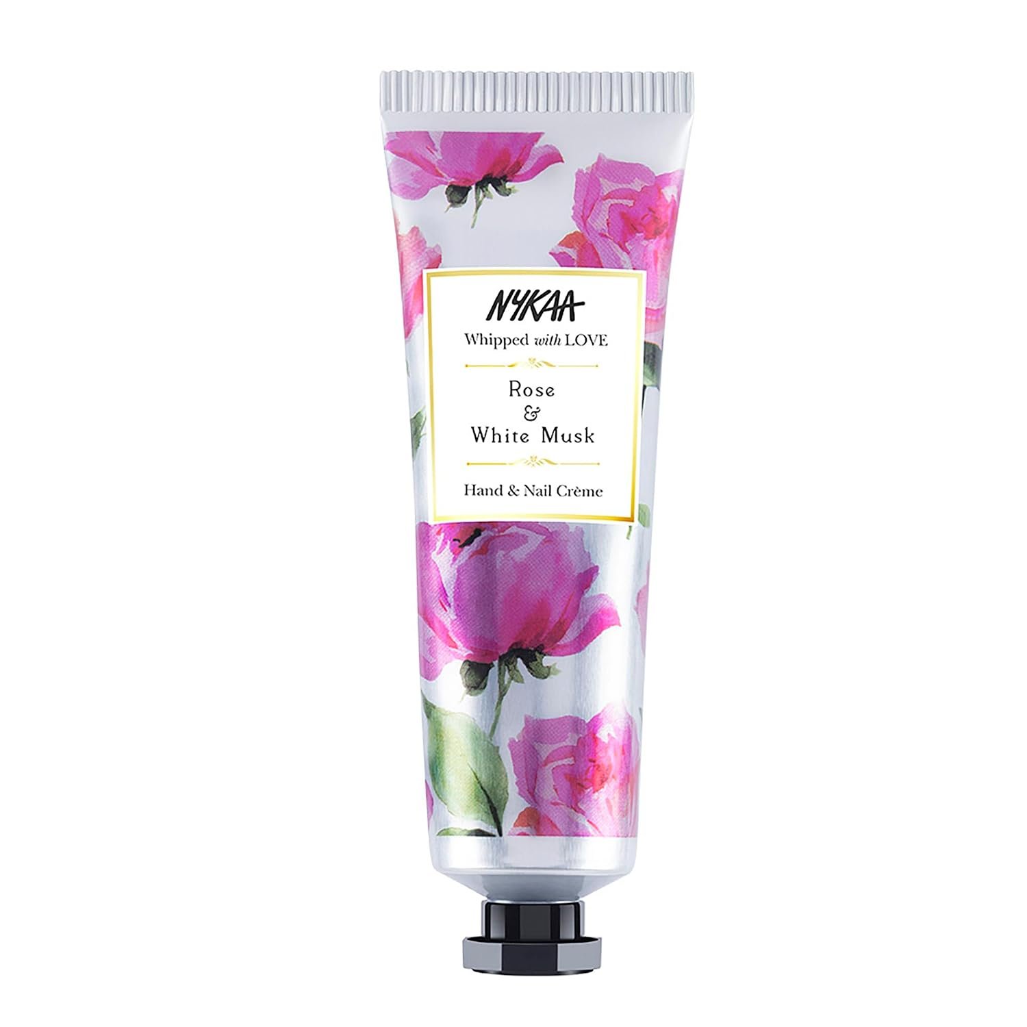 Nykaa Rose & White Musk Hand & Nail Crème, 30ml| With Avocado, Almond Oil, Jojoba Oil & Hyaluronic Acid| Moisturises & Nourishes Skin| Combats Dryness| Non-Greasy & Non-Sticky Formula