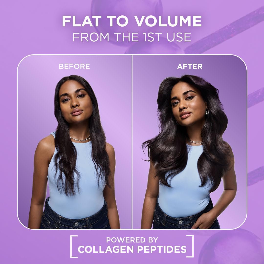 L'Oréal Paris Collagen Lifter Volumizing Shampoo with Collagen Peptides for thin, flat hair, gives instant volume lift & thicker, fuller hair, 800ml thumbnail