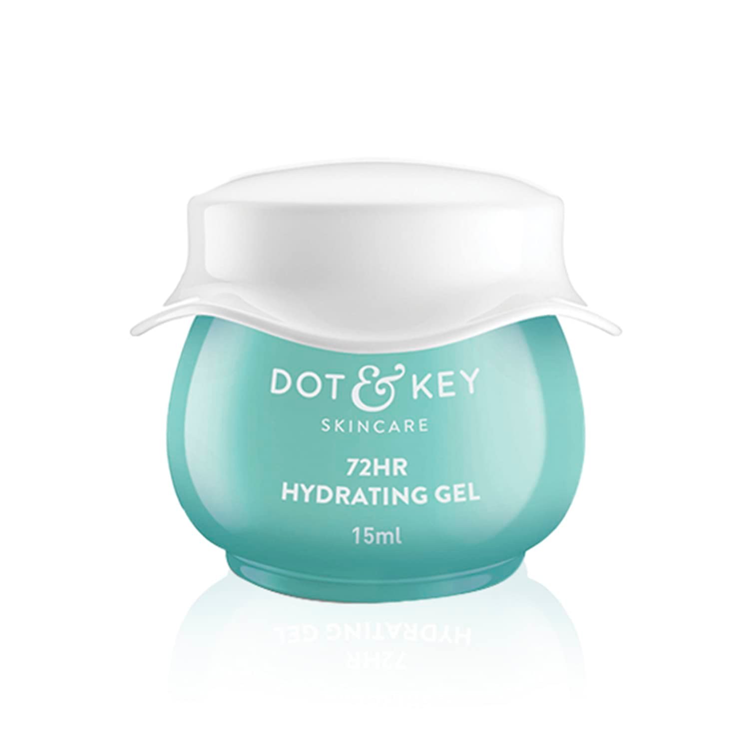Dot & Key 72HR HYDRATING GEL + Probiotics Moisturizer for Face | With Hyaluronic Acid, Kombucha & Rice Water | Lightweight gel Moisturizer 15ml