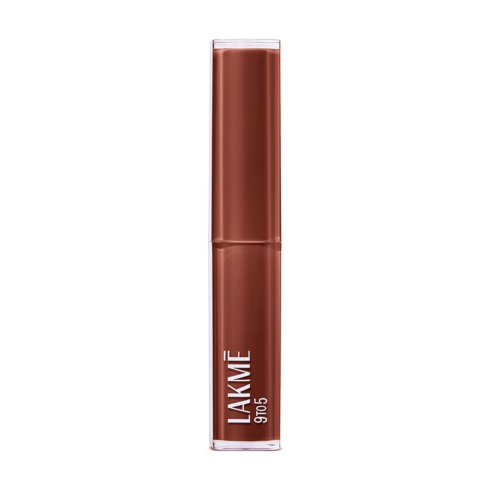 Lakme 9to5 Lip Tattoo Matte Slim Stick, Brownie Point, 2g, for Intense Color and Full Coverage, with Bakuchiol and Vitamin E, Smudgeproof and Waterproof, Long-Lasting Lipstick for Women thumbnail