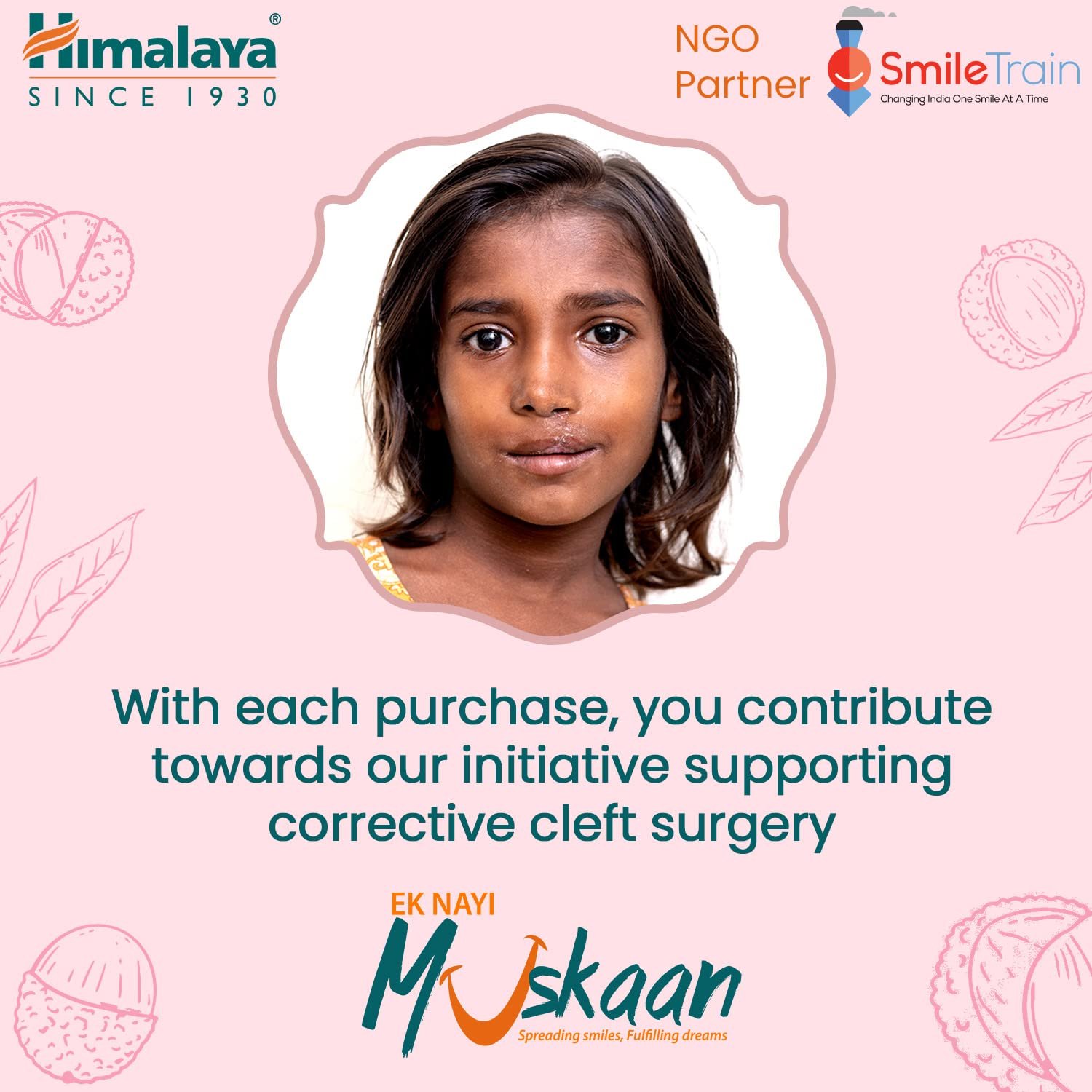 Himalaya Litchi Shine Lip Balm | 4.5gm|100 % Natural Colour | Naturally glossy | Younger Lips | Natural Vitamin E thumbnail