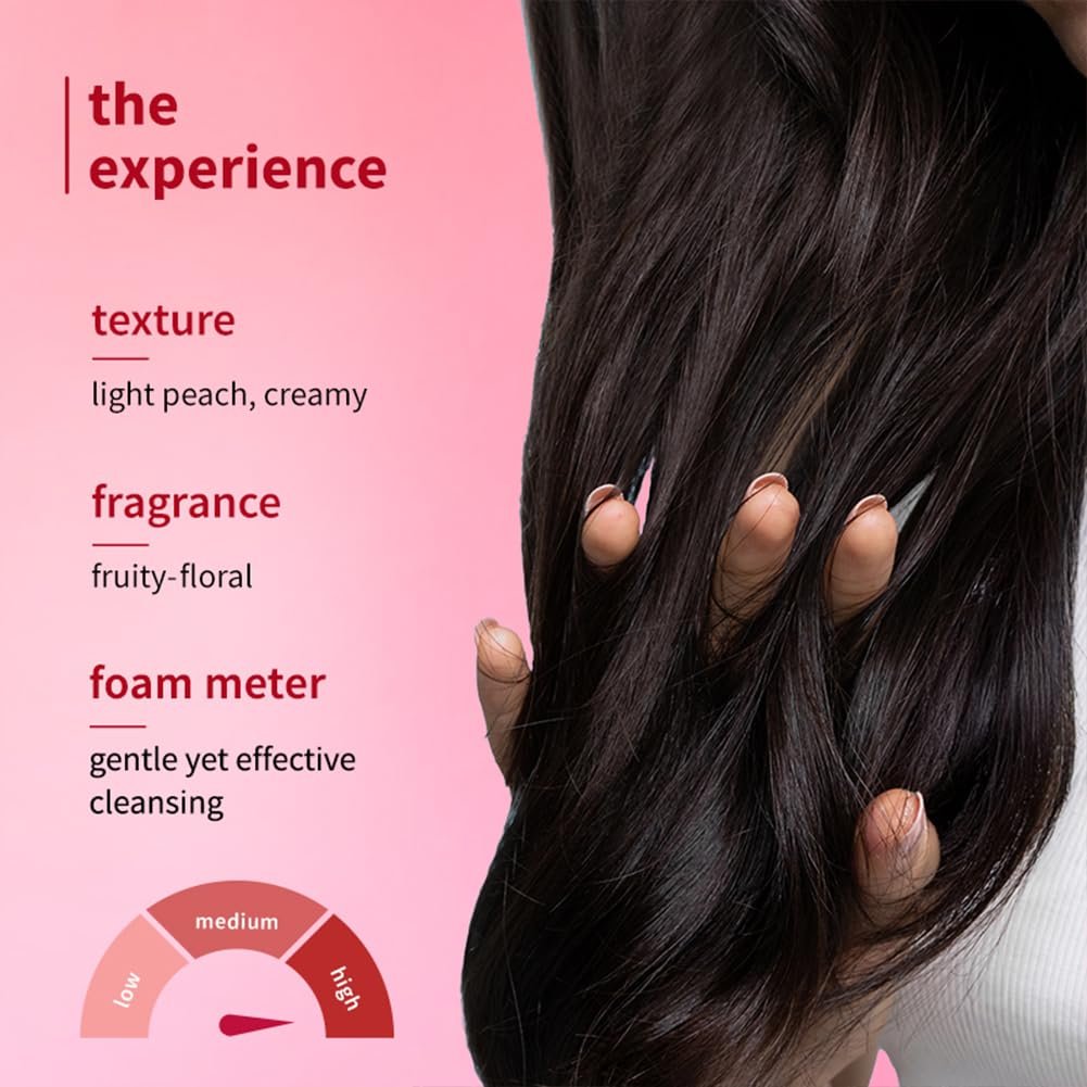 Plum Hibiscus & Ceramides Long & Healthy Shampoo | Hydrates Dry and Damaged Hair, Prevents Split Ends, Repairs Damage 250ml thumbnail