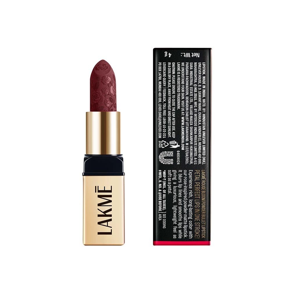 LAKMÉ Rouge Bloom Powder Matte Bullet Plum Garden-208-4gm thumbnail
