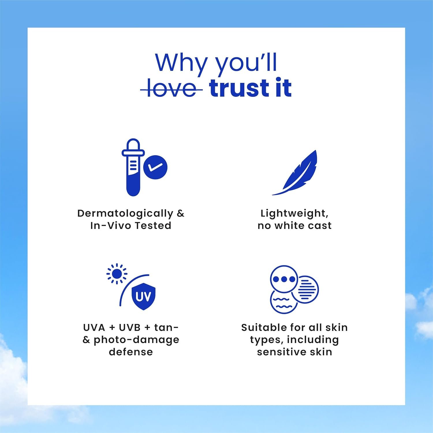 Foxtale Glow Sunscreen SPF 50 PA++++ with Vitamin C & Niacinamide, in-Vivo Tested, Sensitive-Skin Friendly, Made with 100% New-Gen Filters, Lightweight, Non-Greasy, No White Cast |50ml thumbnail