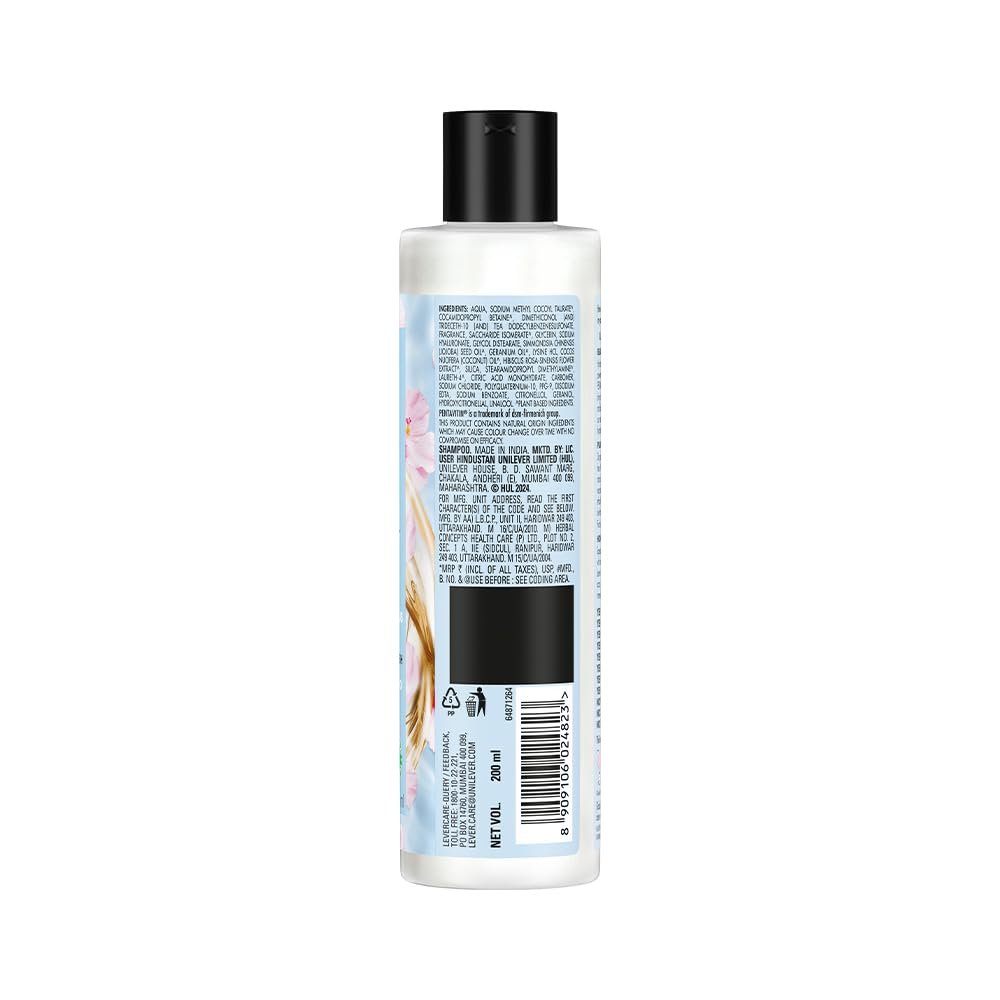 Love Beauty & Planet Jojoba Oil, Hibiscus & Pentavitin Hydrate & Nourish Shampoo | Sulfate-Free Hair Cleanser for Hydrated, Soft, Smooth & Healthy-Looking Hair | 200ml thumbnail
