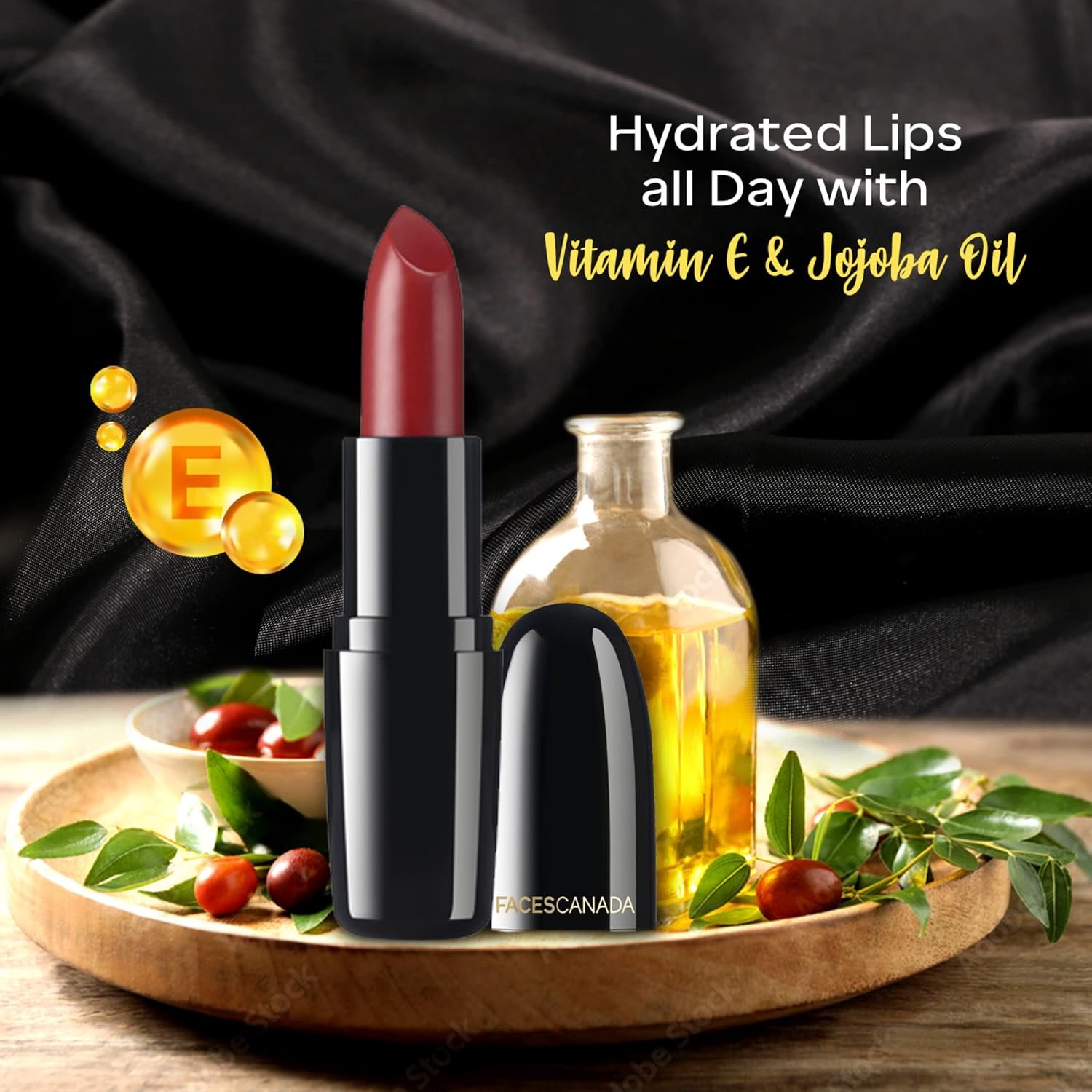 FACES CANADA Weightless Creme Finish Lipstick - Rose Bouquet 13, 4g | Creamy Finish | Silky Smooth Texture | Long Lasting Rich Color | Hydrated Lips | Vitamin E, Jojoba Oil, Shea Butter thumbnail