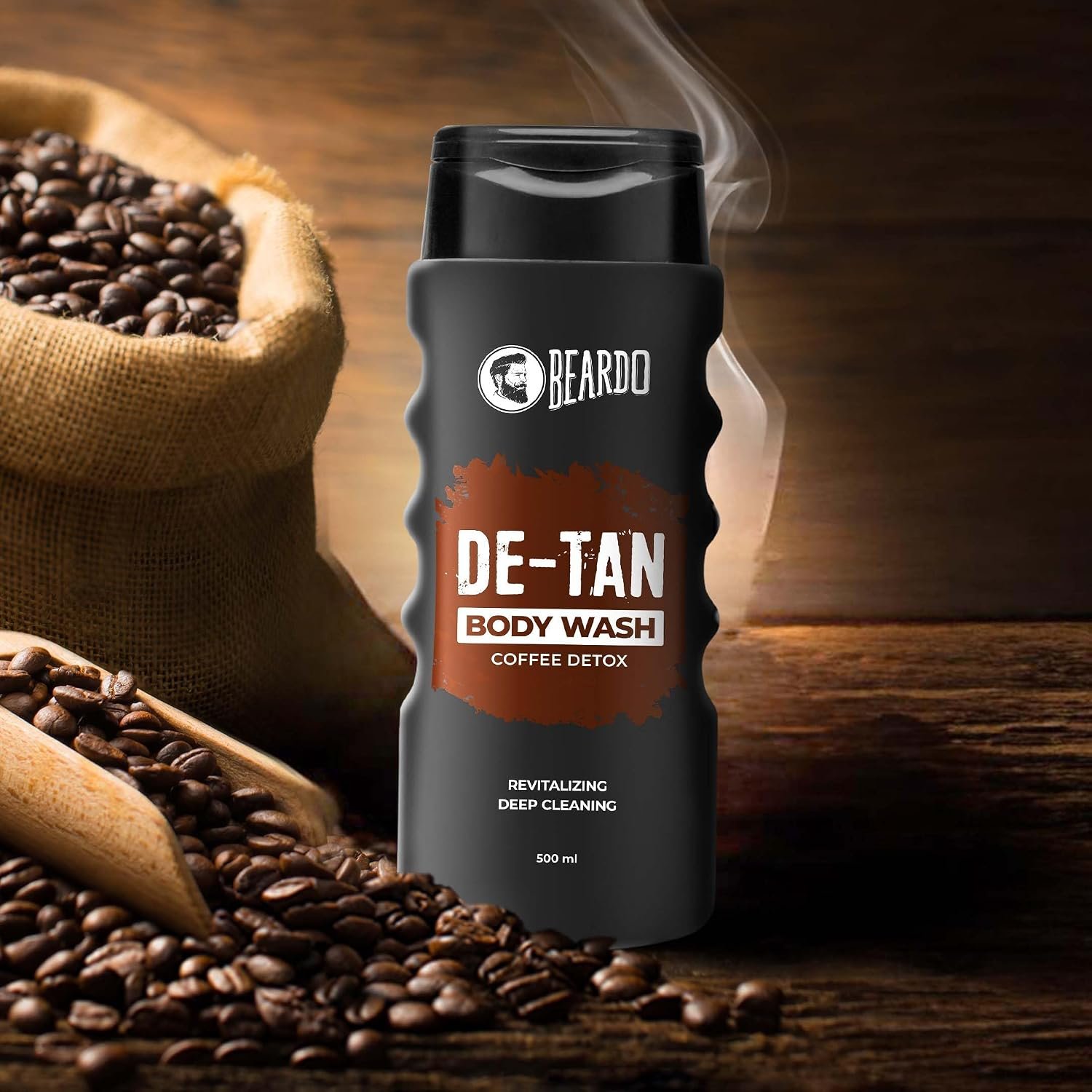 Beardo De-Tan Body Wash for Men, 500ml | Tan Removal and Caffeine Body Wash | thumbnail
