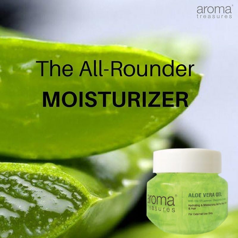 Aroma Treasures Aloe Vera Gel for Face, Body & Hair | Moisturizing & Hydrating Aloevera Gel | 98% Ingredients of Natural Origin | Pure Aloe Vera Gel for Skin, Hair & Pimples | 125g thumbnail