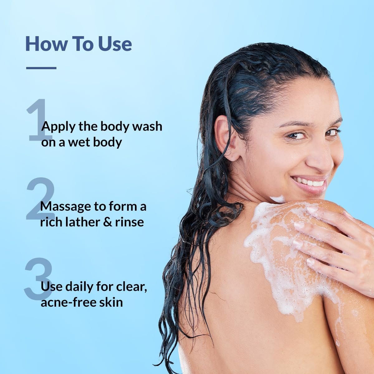 Fixderma Nigrifix Exfoliating Body Wash with 5% Actives (Lactic Acid, Glycolic Acid, Niacinamide Acid & Vitamin E) | Gentle Exfoliating Shower Gel |  Body Wash Shower Gel- 200ml thumbnail