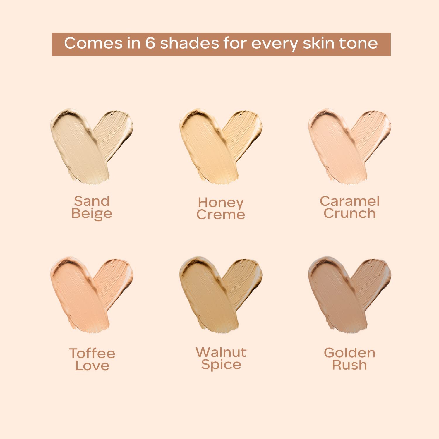 FACESCANADA High Cover Concealer - Caramel Crunch 03, 4ml | High Coverage Liquid Concealer | Blends Easily | With Shea Butter & Vitamin E thumbnail
