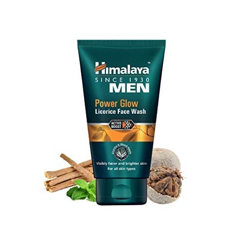 Himalaya Men Power Glow Licorice Face Wash – Brightening & Deep Cleansing Facial Cleanser for Fresh, Clear & Radiant-Looking Skin, 100ml thumbnail