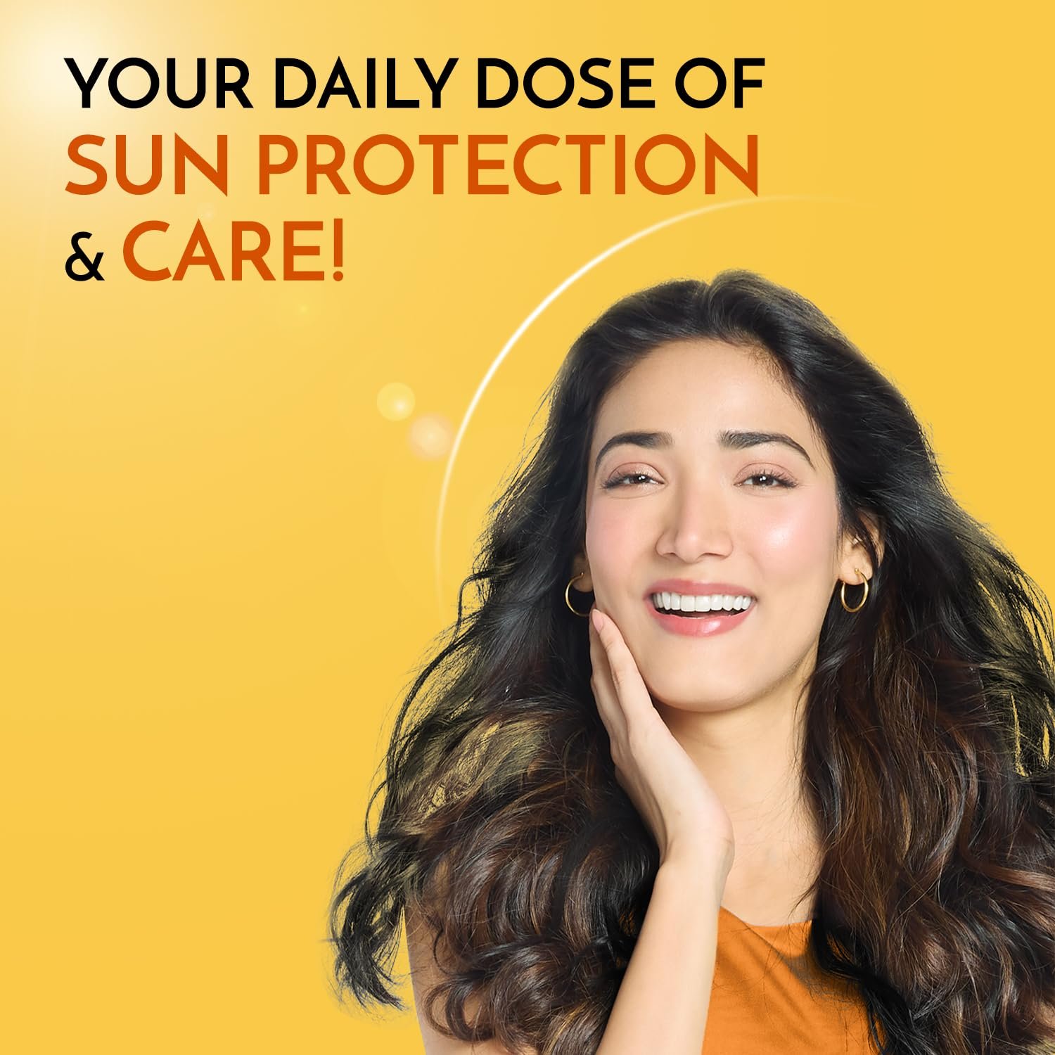 Joy Hello Sun Body Sunscreen Lotion SPF20 PA++ (300ml) | INVIVO Tested | UVA + UVB Protection | Tan Control and restores Glow | Lightweight, Fast Absorbing & Zero White Cast | For Normal to thumbnail