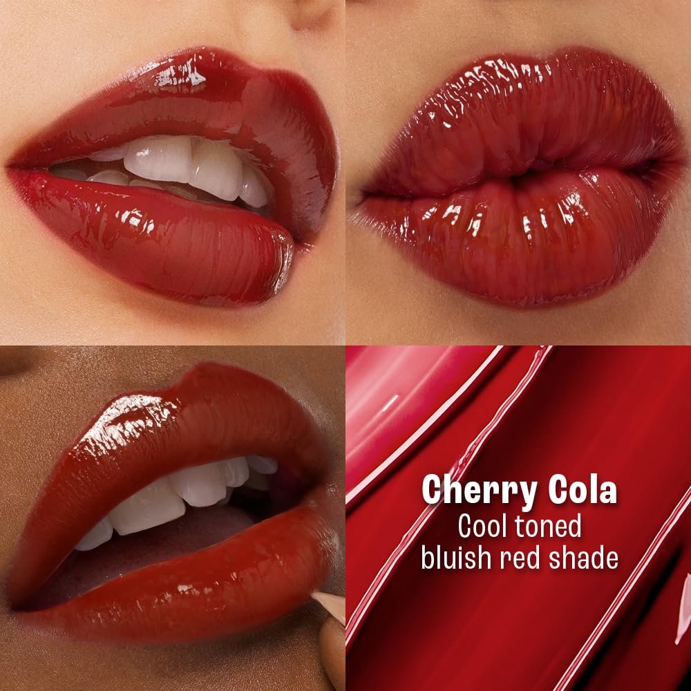 Lakme 9to5 Hya Beach Edit Lip Gloss Stain - 5 Cherry Cola, Long Lasting Stain, For Soft and Nourished Lips, with Linoleic Acid & Hyaluronic Acid, SPF 15, Non-Sticky and Lightweight, 10 ml thumbnail