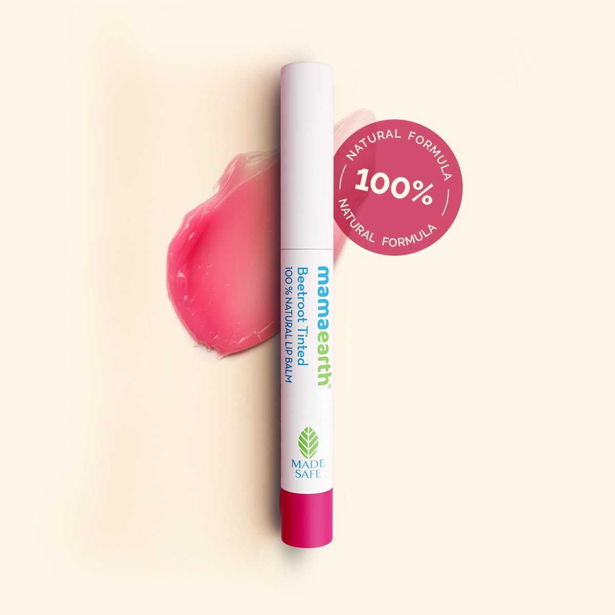 Mamaearth Beetroot Tinted 100% Natural Lip Balm 2g thumbnail