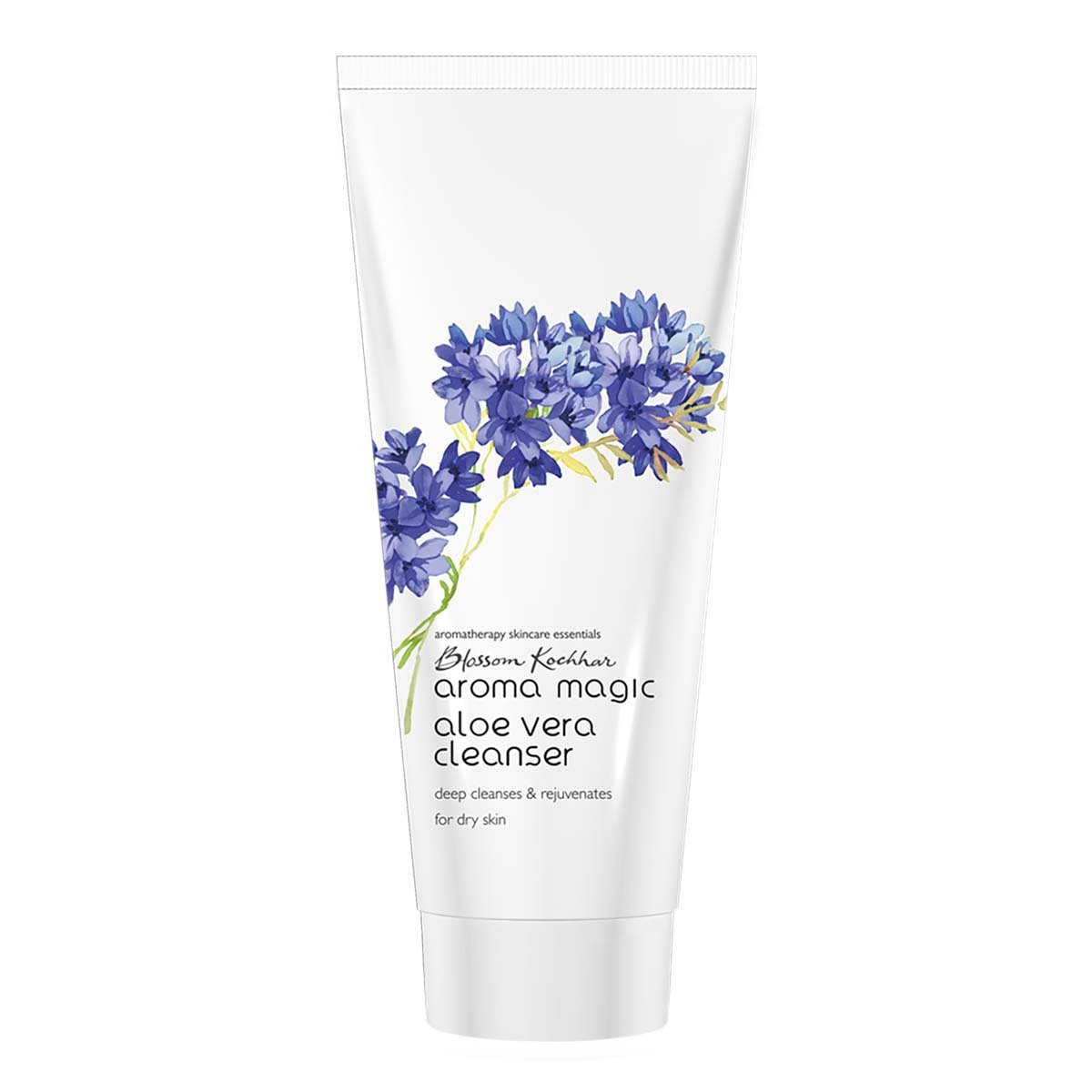 Aroma Magic Aloe Vera Cleanser | deeply cleanses & Rejuvenates skin while unclogging pores with Persian walnut seed, Damask rose essential oils, orange blossom extracts | For Dry Skin 100g thumbnail
