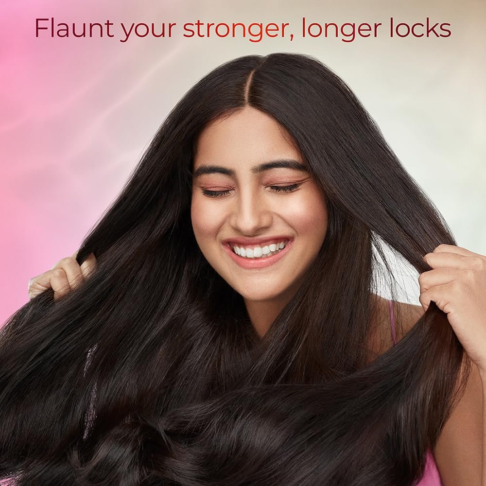 Sunsilk Hairfall Shampoo with Onion & Jojoba Oil|| that works best to nourish your long hair|| and makes it grow stronger from the first wash|| 370ml thumbnail