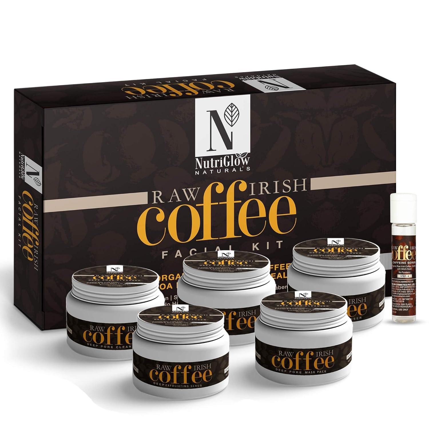 NutriGlow Natural’s Raw Irish Coffee Facial Kit