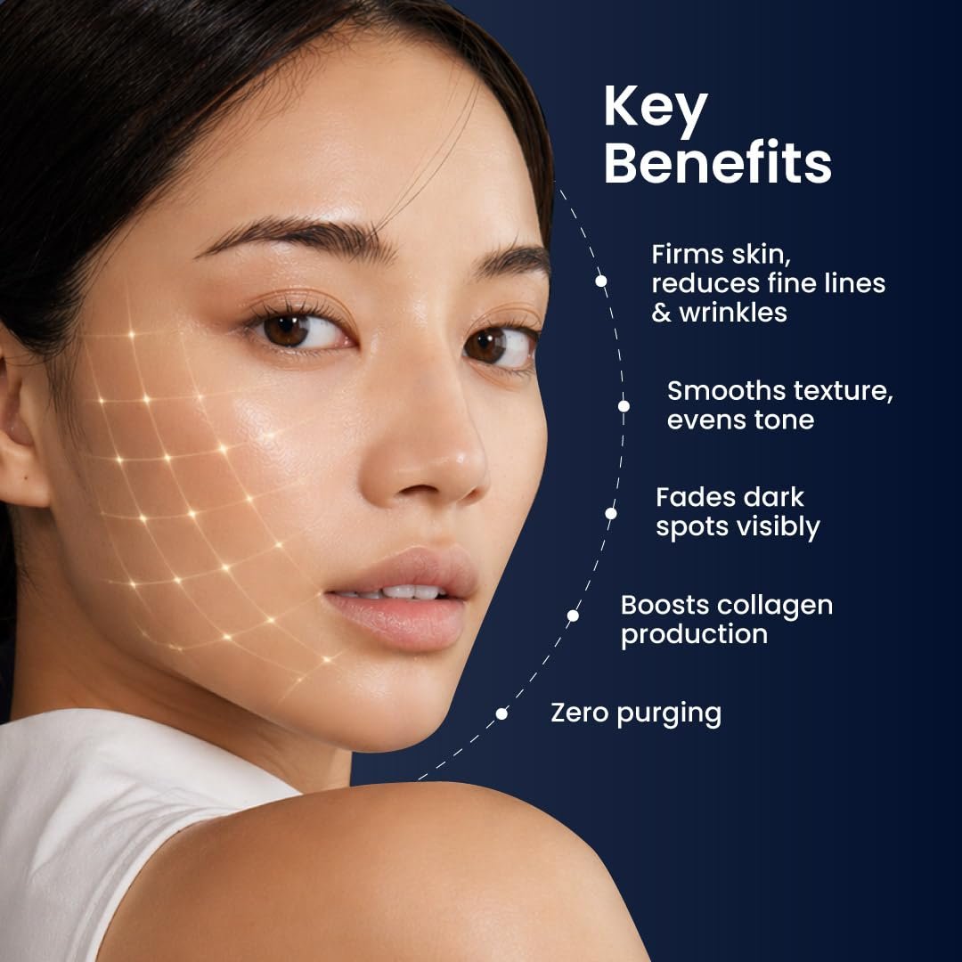 Foxtale 0.15% Beginner Friendly Retinol Night Serum | Anti-Aging Night Cream | Reduces Fine Lines and Wrinkles | No Purging | For Younger-looking Skin | Men & Women | All Skin Types - 30 ml thumbnail