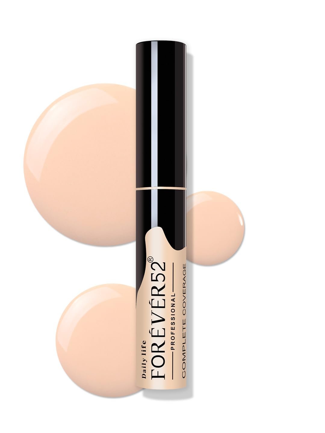 Daily Life Forever52 Complete Coverage Concealer | Easily Blendable, Natural Finish, Crease-Resistant & Buildable Coverage for Face Makeup-Latte,10g